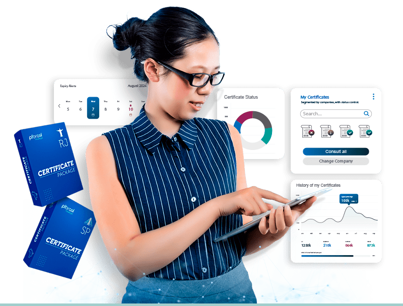 Control and manage your company's Certificates with discounts of 10% to 15% on annual and biennial contracts!