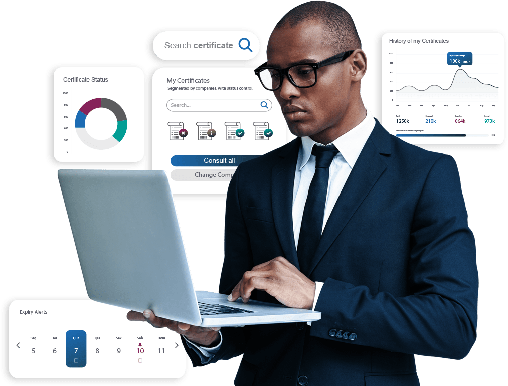 On Demand solutions for monitoring and automatic renewal of certificates