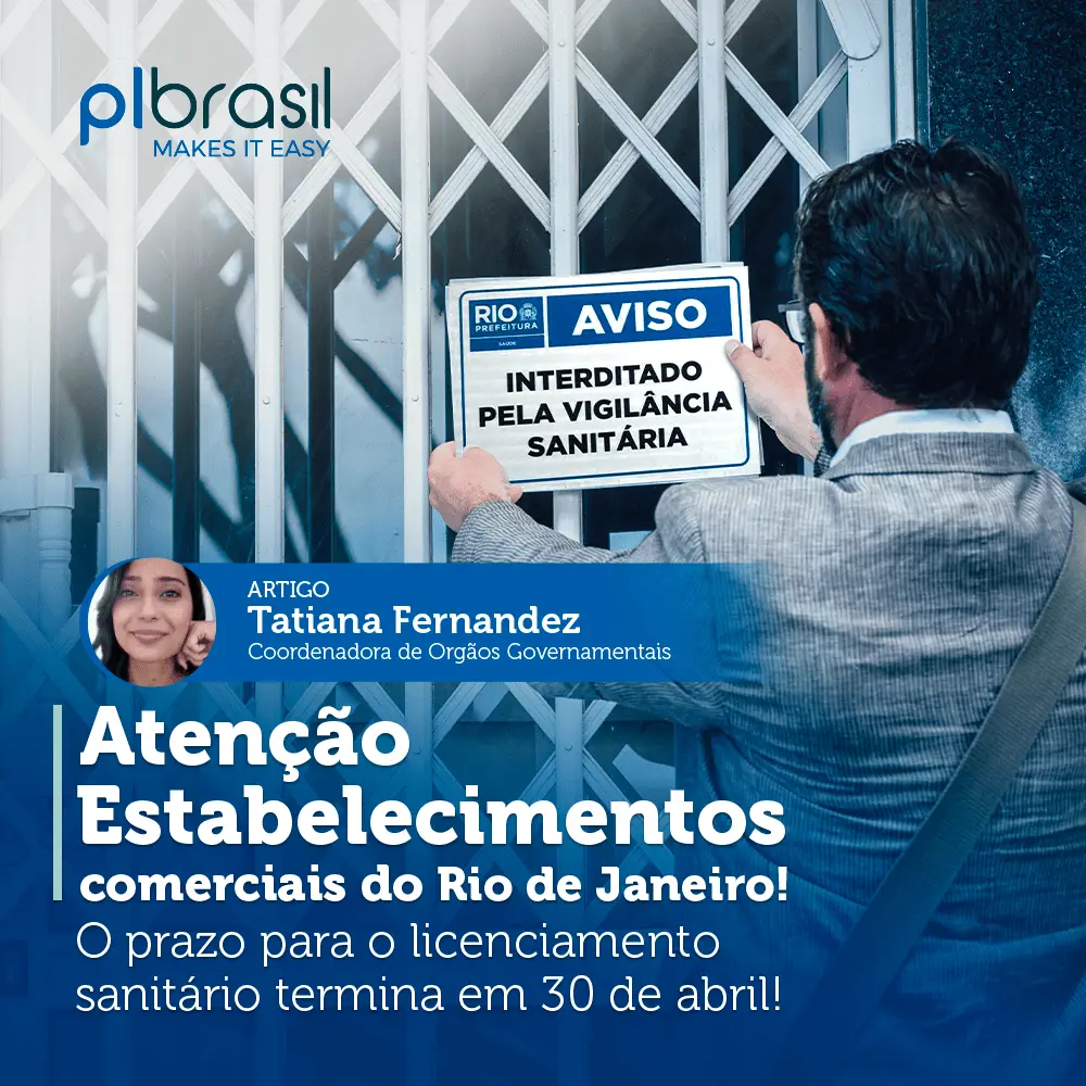 Licenciamento sanitário RJ