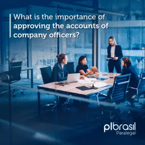What is the importance of approving the accounts of company officers?